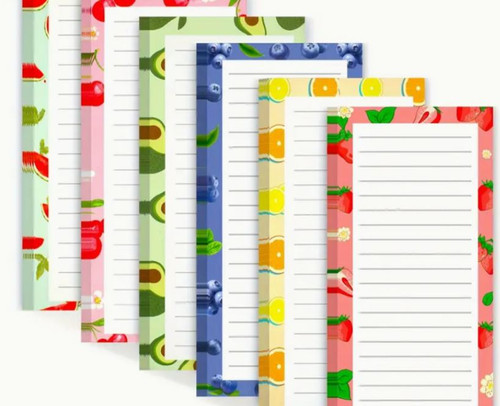 Magnetic Back Shopping List Pad