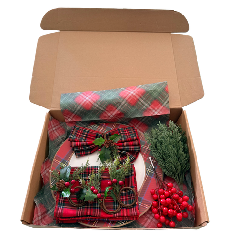 4 Setting Tartan Tableware Boxed Set