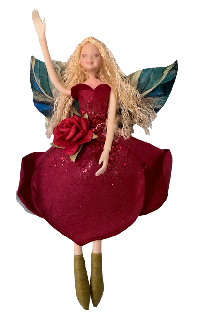 NZ Fairy - Collector’s Item - Rose Fairy