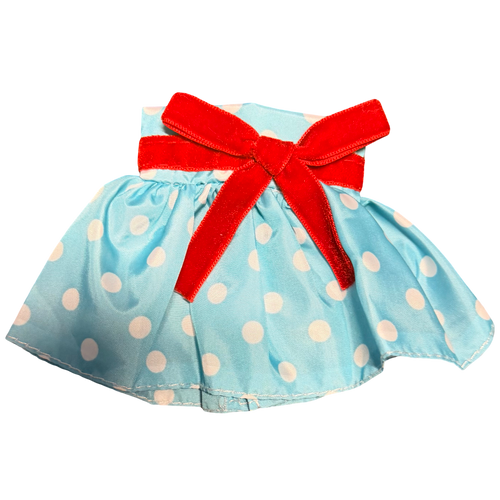 Elf Blue Polka Dot Skirt