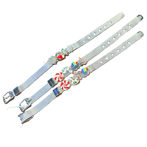 Silver-plated Stainless Steel Mesh Bracelet