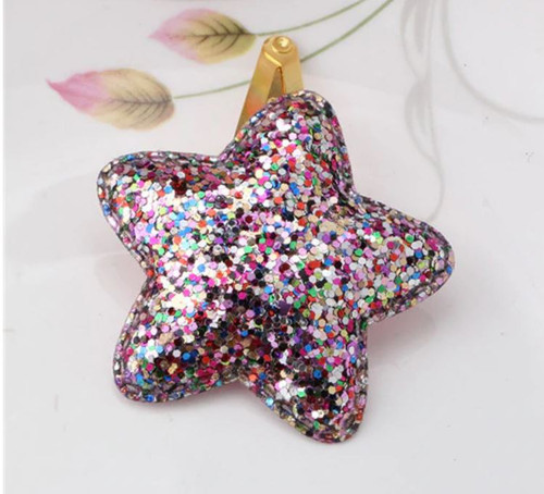 Sequin Star Hair Clip