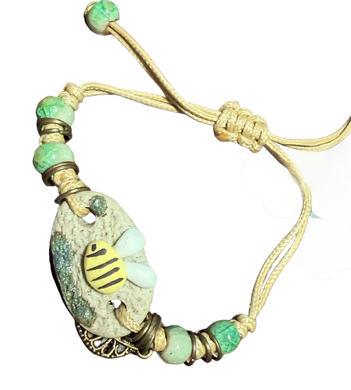 Honey Bee Adjustable Bracelet