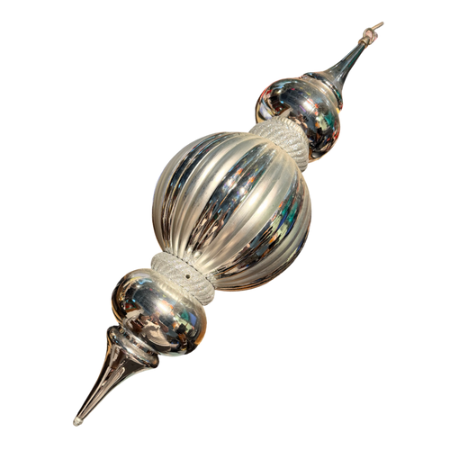 Shiny Silver Finial 62.5cm