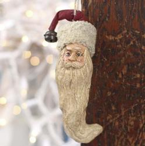 Paper Clay Olde World Santa Ornament