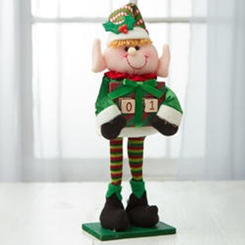 Plush Christmas Elf Advent Calendar