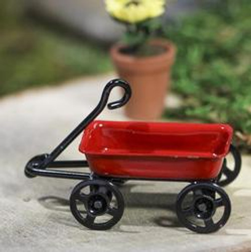 Miniature Red Wagon