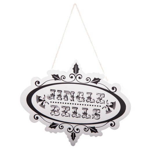 Jingle Bells Plaque 33cm L