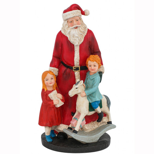 Santa with Children 20cm