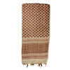 Shemagh Head Wrap - Tan/Brown