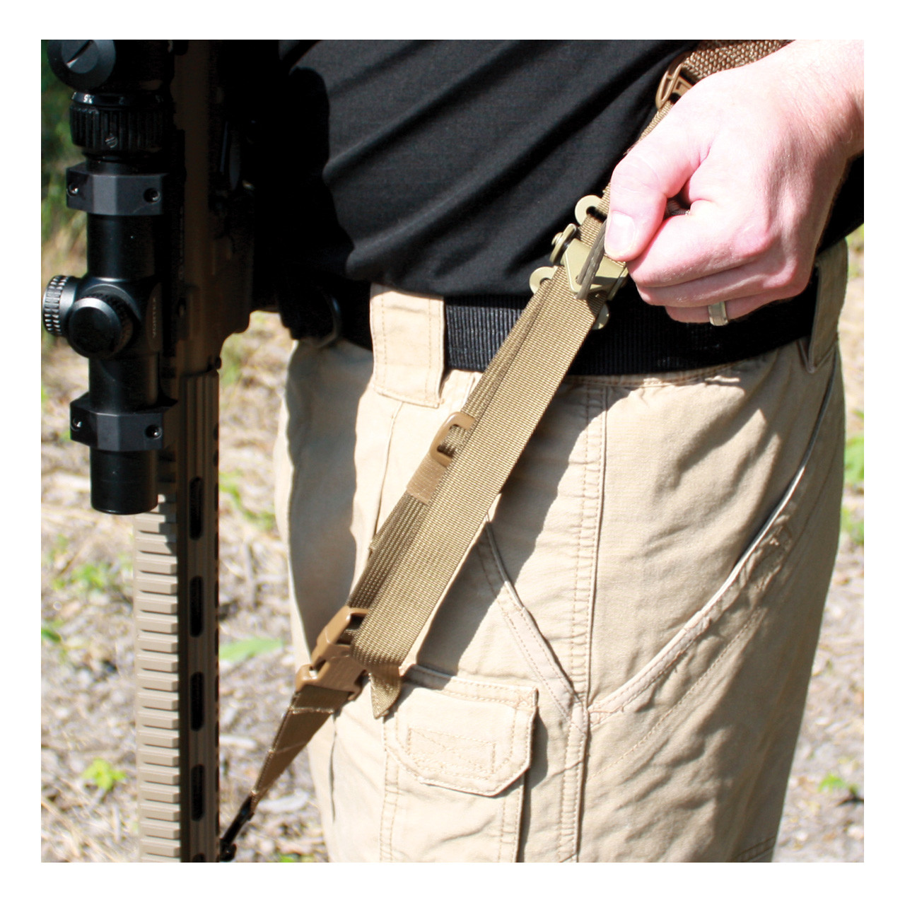 D2: 2-Point  Rapid Fit Sling - Coyote