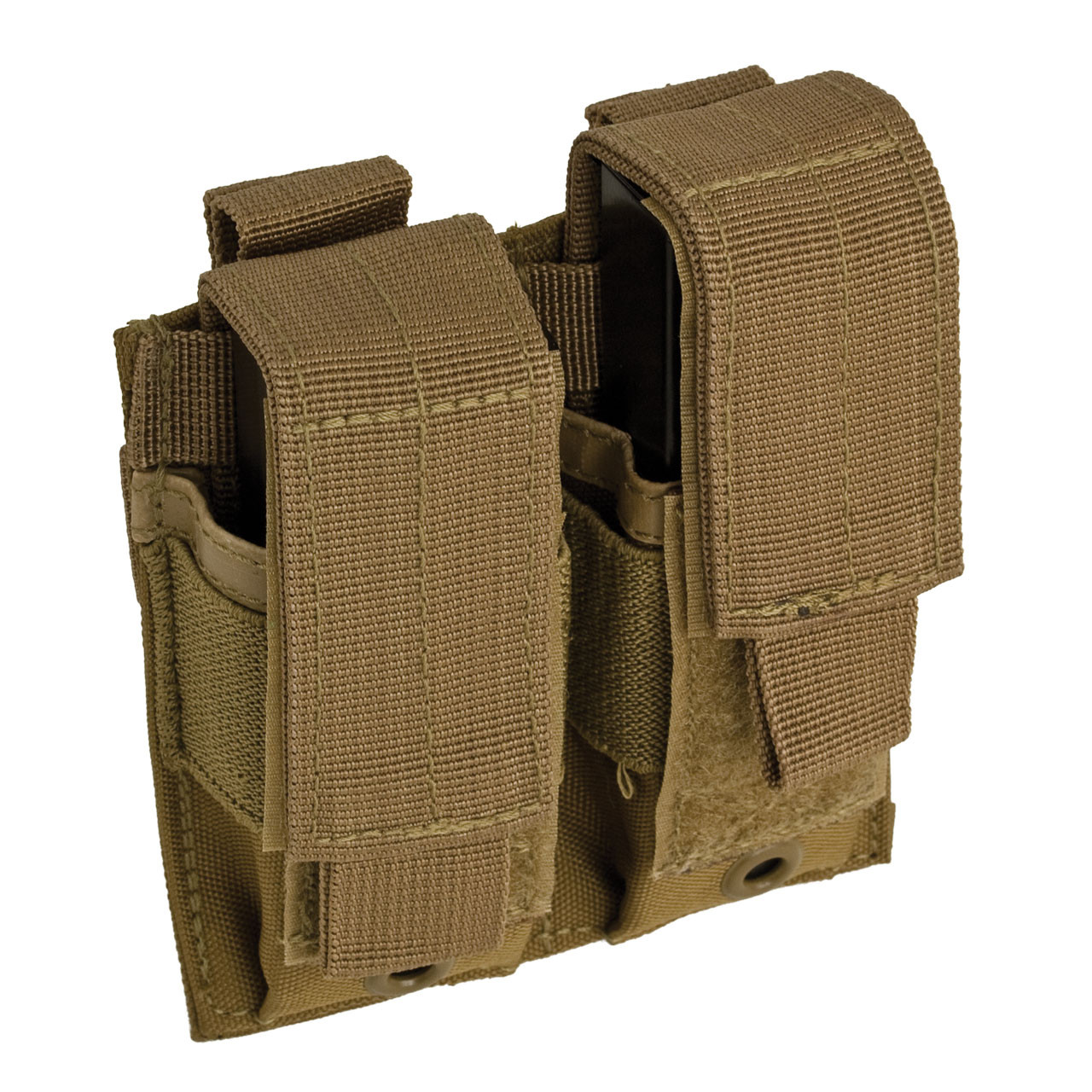 Double Pistol Mag Pouch - Coyote