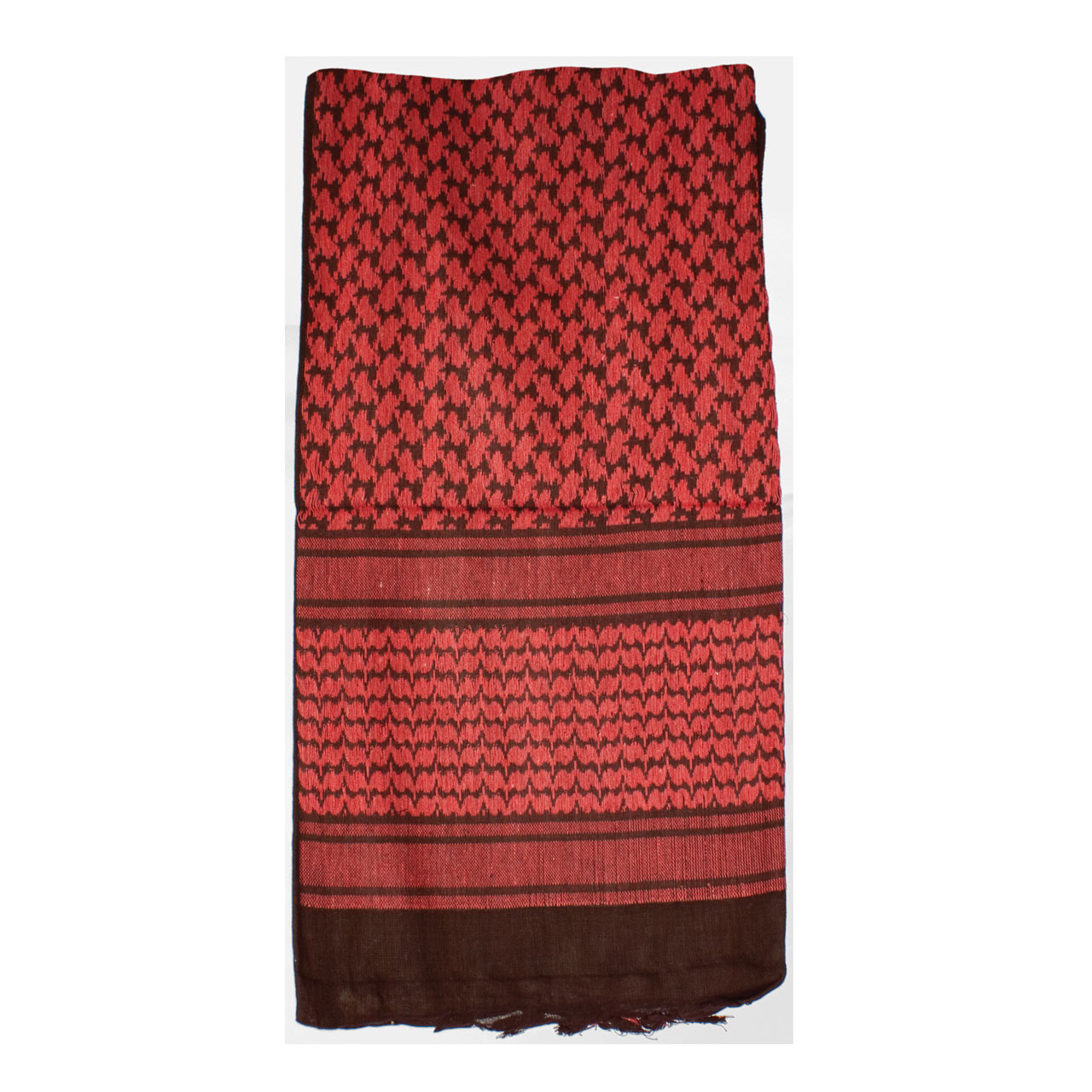 Shemagh Head Wrap - Red/Black