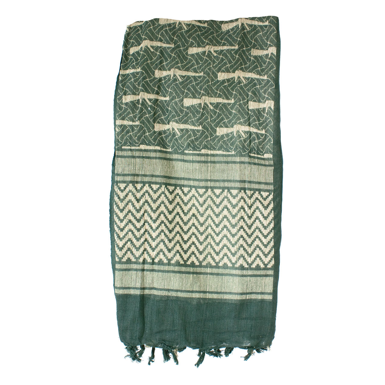 Shemagh Head Wrap - M16 - Olive Drab/Tan