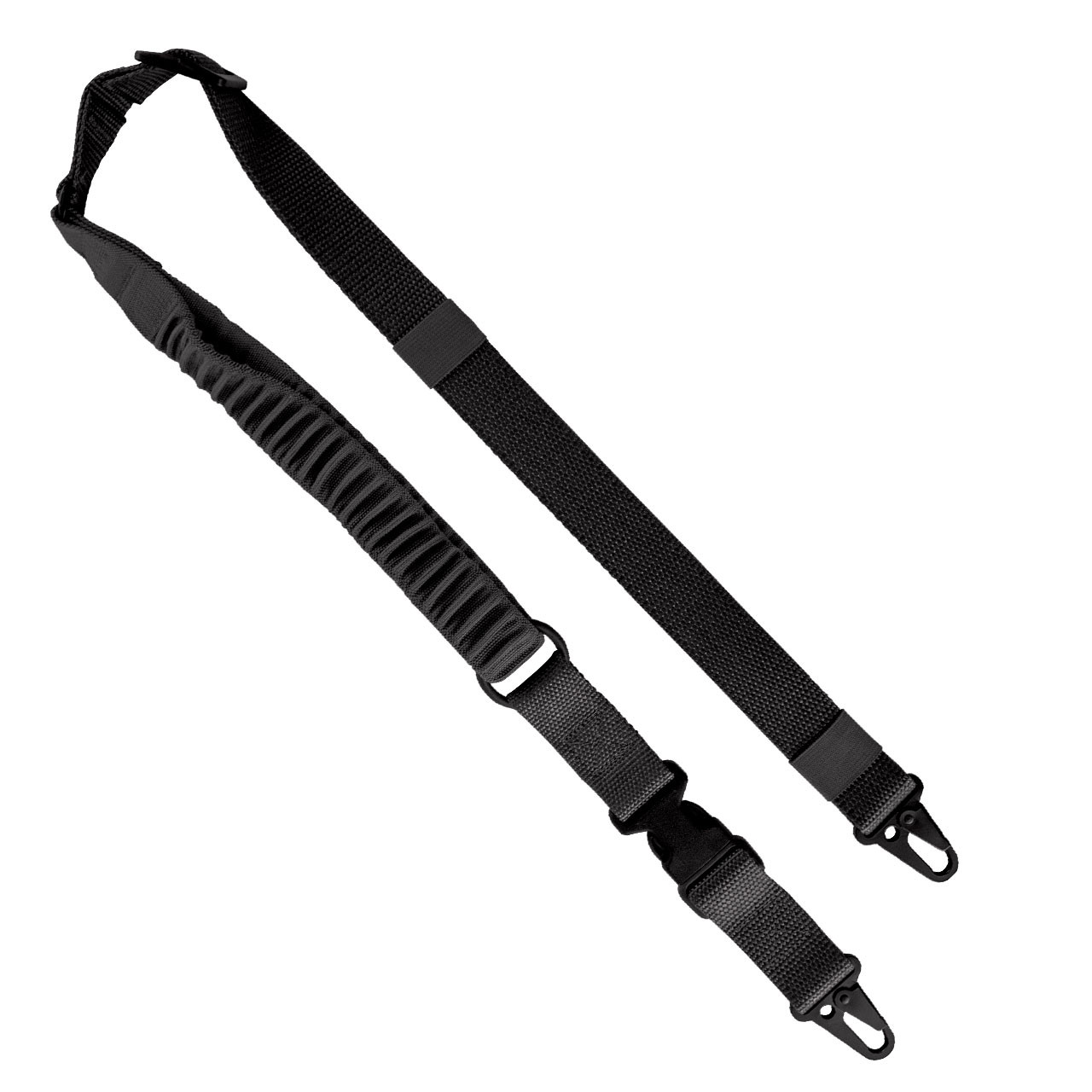 2-To-1 Point  Shock Webbing Sling - Black 2-To-1 Point  Shock Webbing Sling - Black