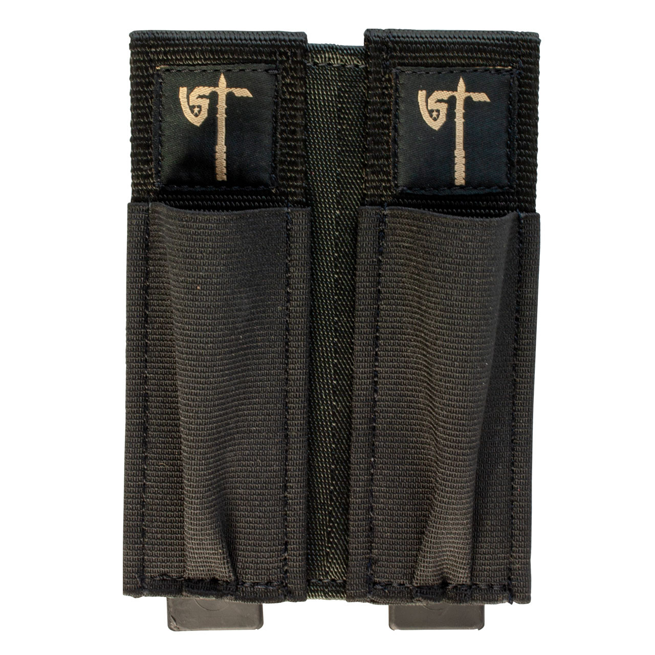 UST-Double Pistol Mag Pouch - Black