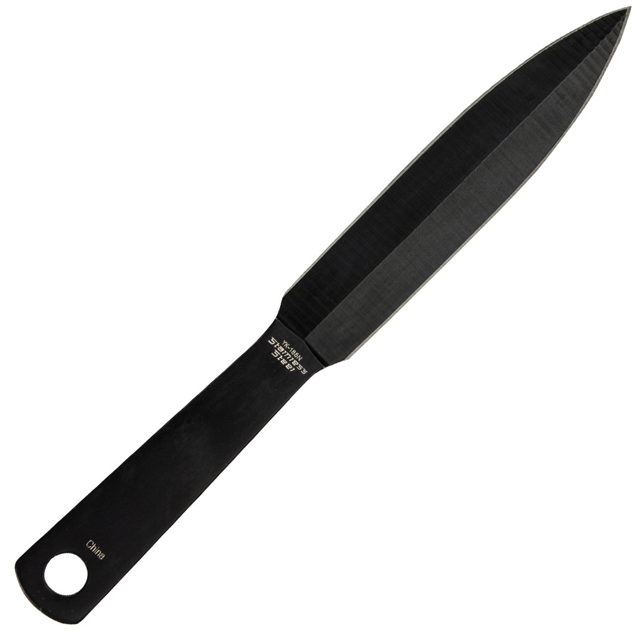 Black Throwing Knife Set - Back
