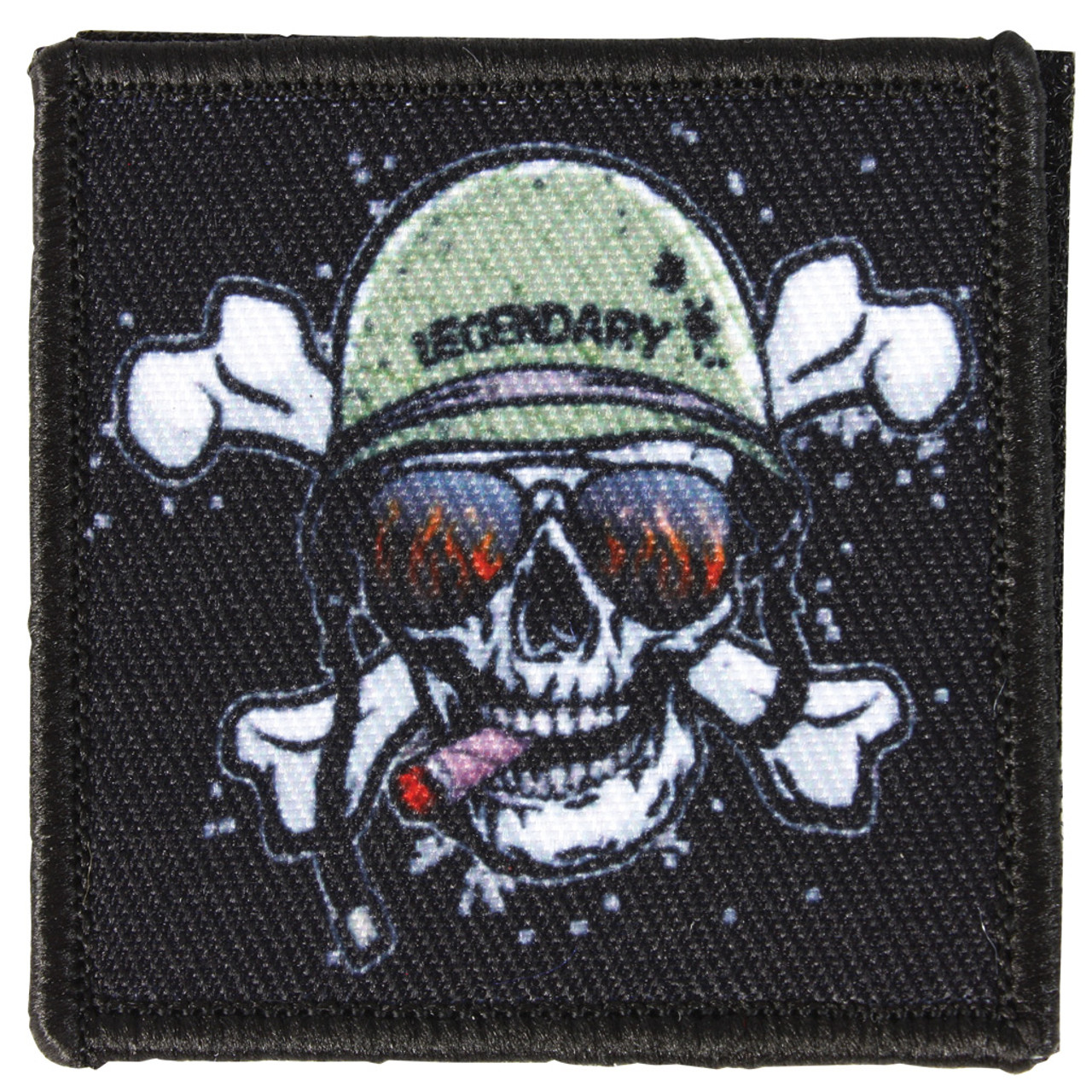 MUTINY SKULL PATCH VELCRO BACKED