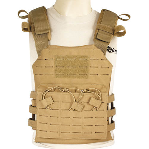 Laser-Cut Plate Carrier - Coyote