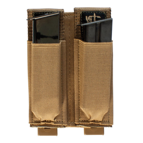 UST-Double Pistol Mag Pouch - Coyote