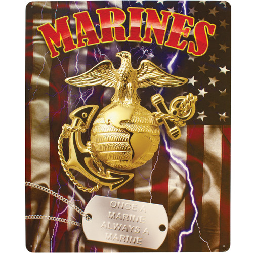 Sign - Once A Marine Always A Marine