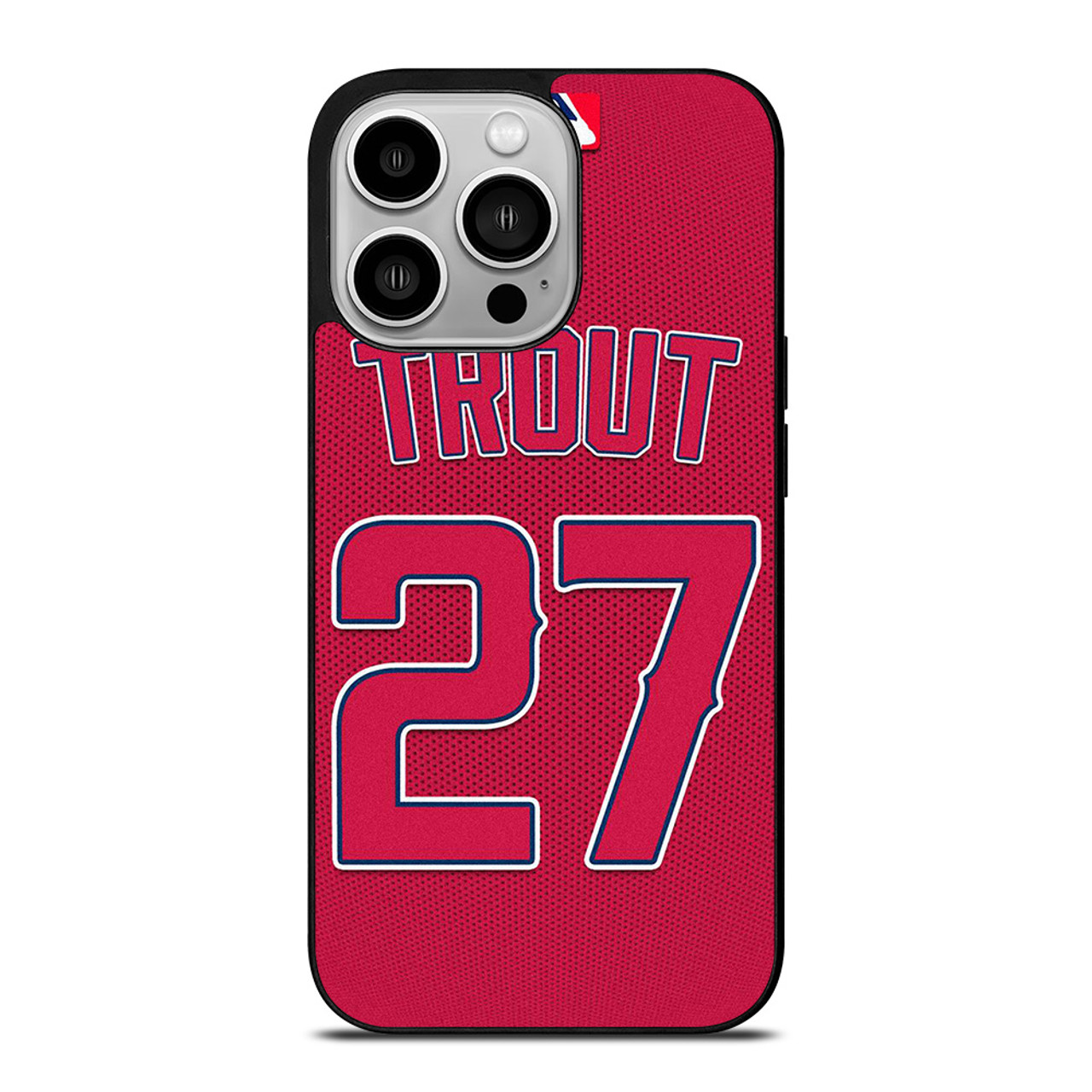 MIKE TROUT LOS ANGELES ANGELS iPhone 14 Pro Case Cover