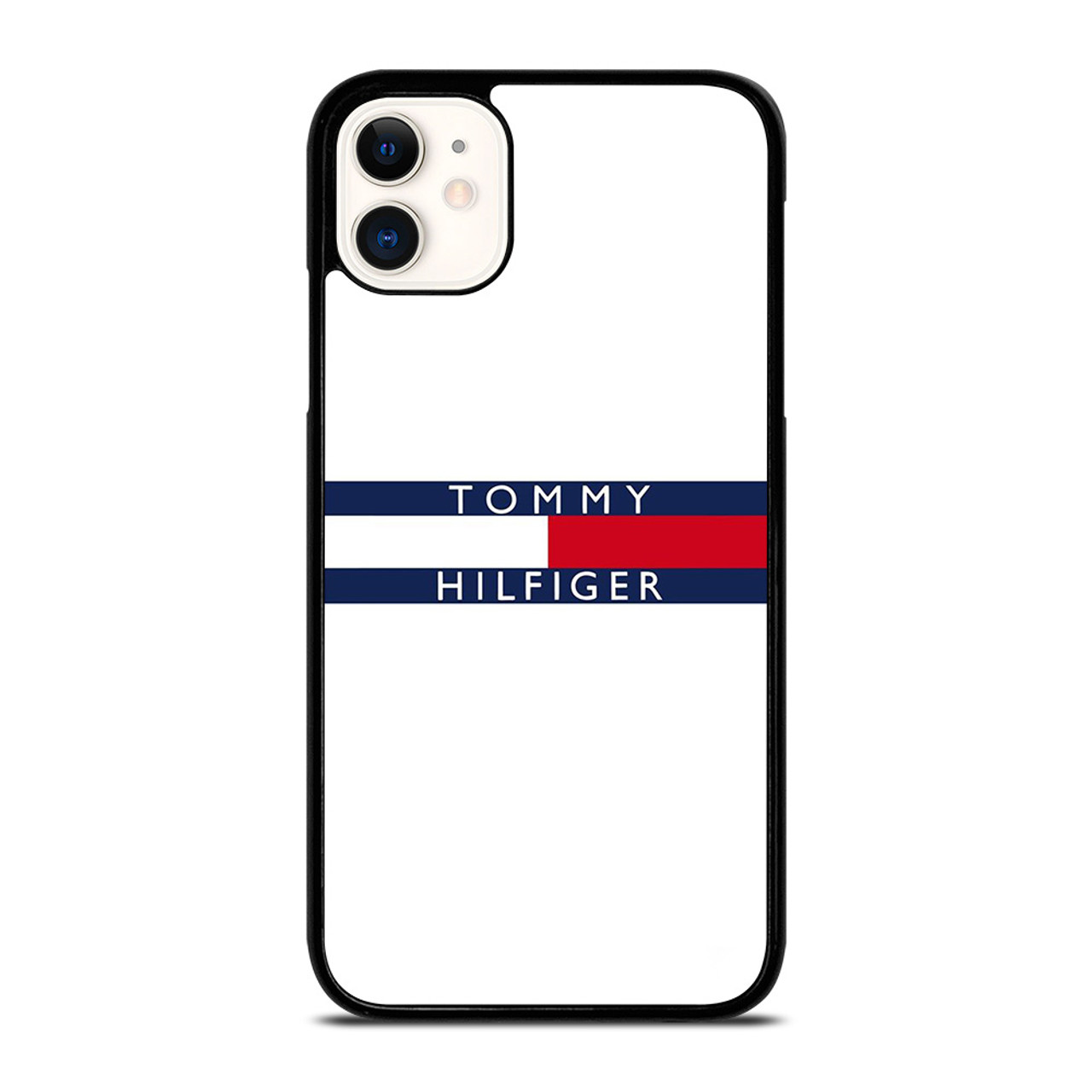 italiensk Ledig Stå op i stedet TOMMY HILFIGER WHITE iPhone 11 Case Cover