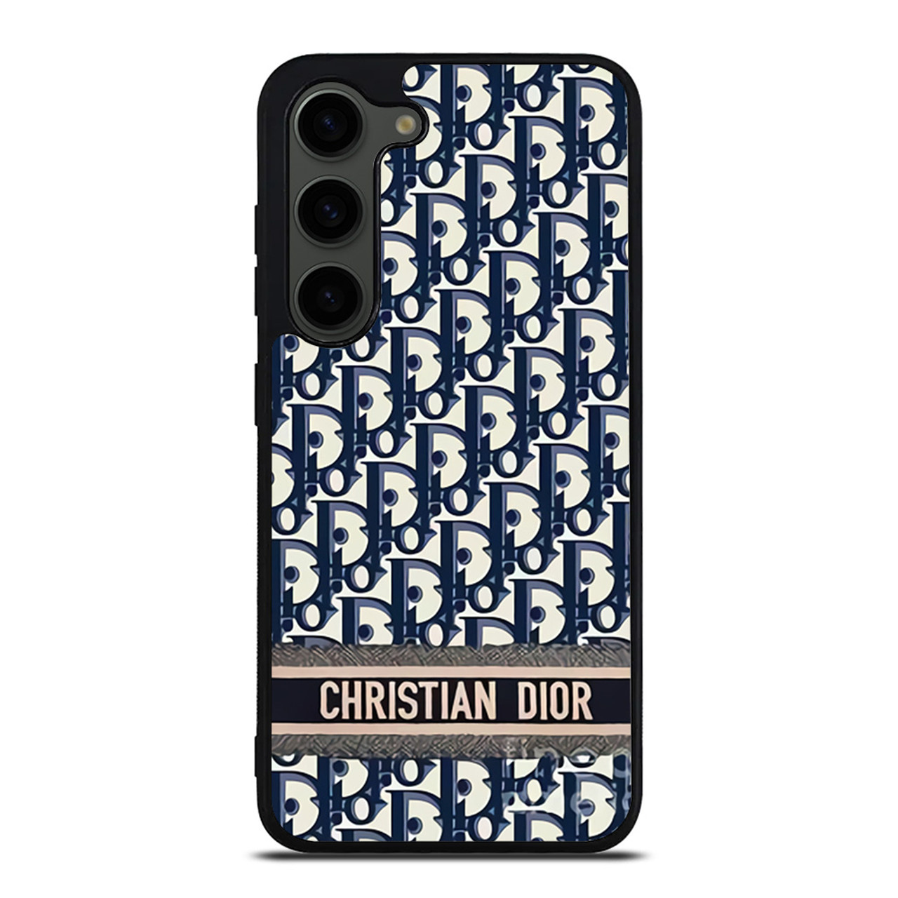 CHRISTIAN DIOR LOGO BLUE Samsung Galaxy S23 Plus Case Cover
