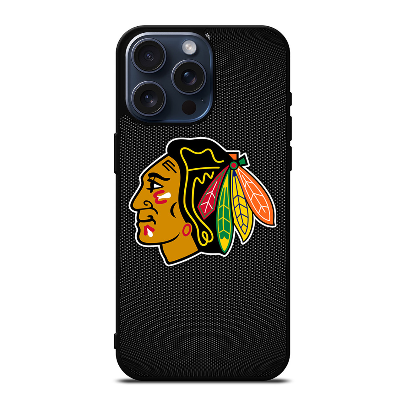 CHICAGO BLACKHAWKS HOCKEY TEAM iPhone 15 Pro Max Case Cover