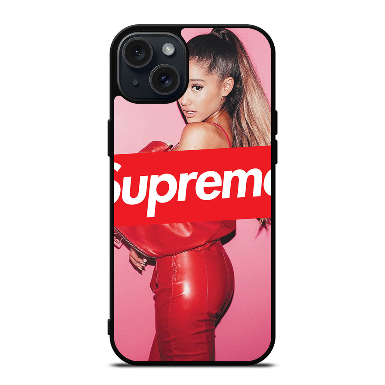 ARIANA GRANDE RED SUPREME iPhone 15 Plus Case Cover