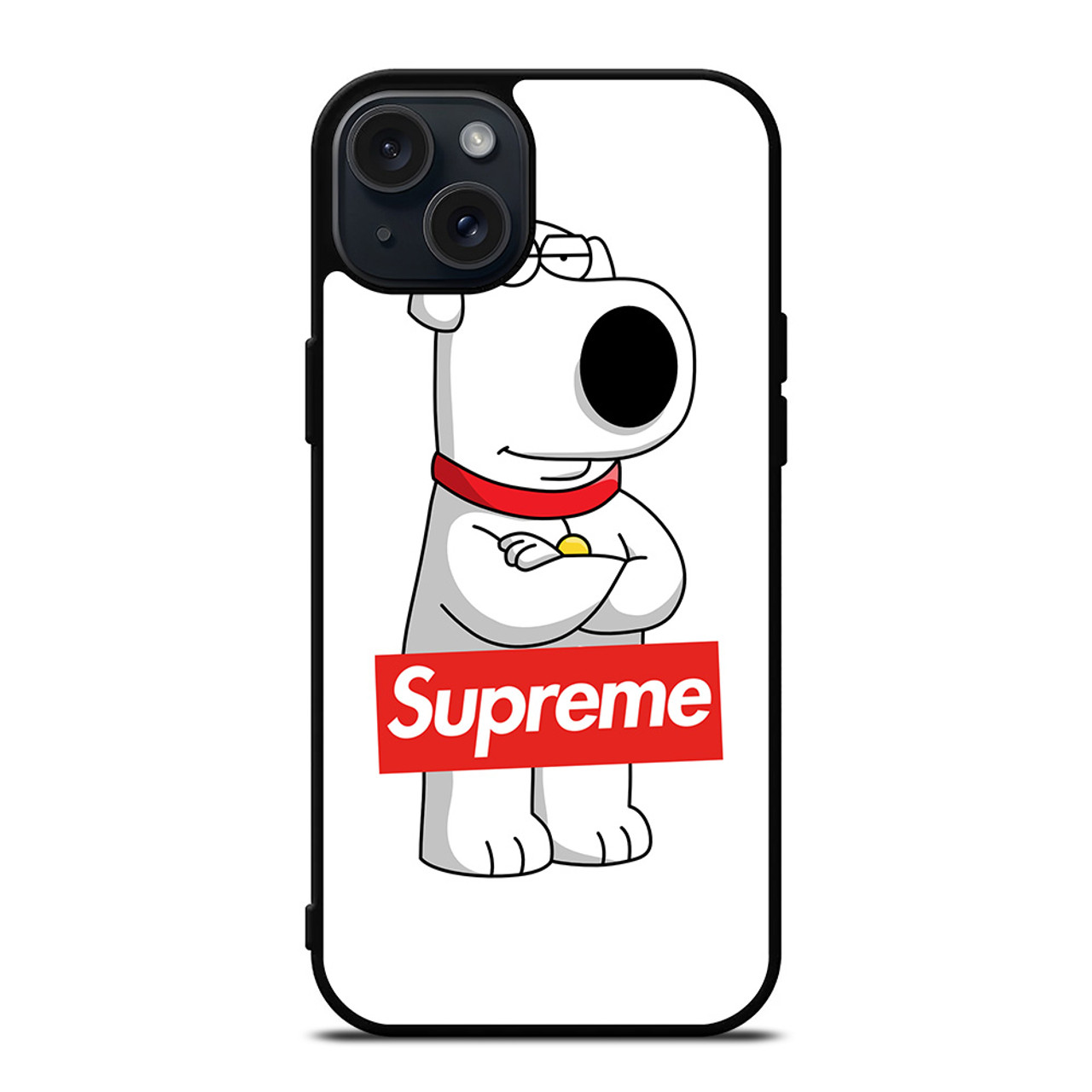 BRIAN GRIFFIN FAMILY GUY SUPREME iPhone 15 Plus Case Cover