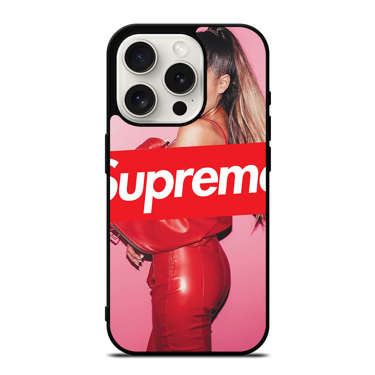 ARIANA GRANDE RED SUPREME iPhone 15 Pro Case Cover