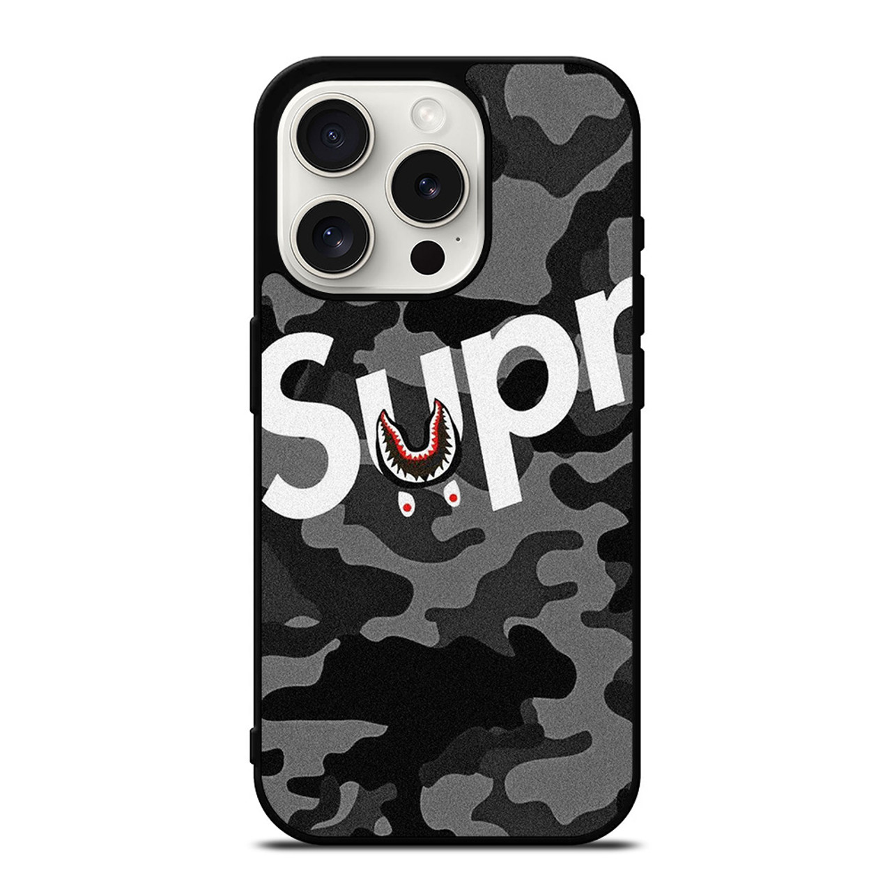 Supreme iPhone Case Snow Camo