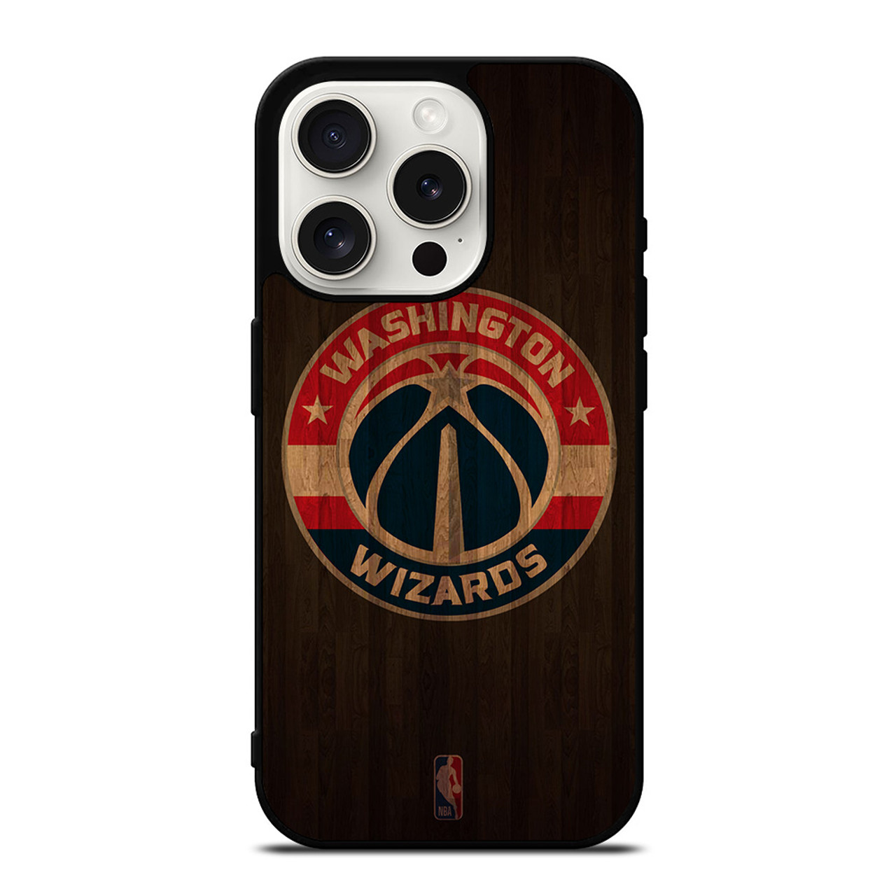 Wood Washington Wizards iPhone 12 Pro Case, Custom Mahogany Wood Washington  Wizards Cover