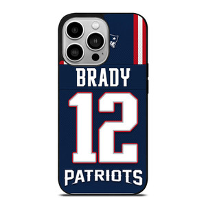 TOM BRADY NEW ENGLAND PATRIOTS NFL JERSEY iPhone 14 Pro Case Cover