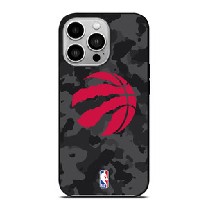 TORONTO RAPTORS BLACK CAMO iPhone 14 Pro Case Cover