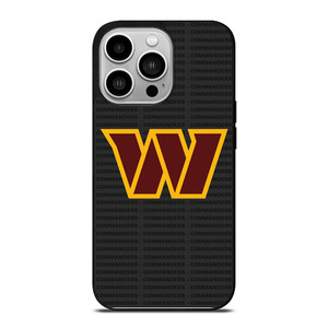 WASHINGTON COMMANDERS FOOTBALL TEXT iPhone 14 Pro Case Cover