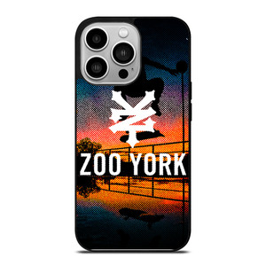ZOO YORK SKATEBOARD SUNSET SKY iPhone 14 Pro Case Cover