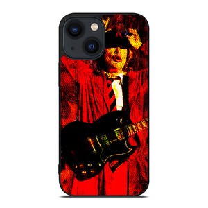 ACDC ANGUS YOUNG ROCK BAND iPhone 14 Plus Case Cover