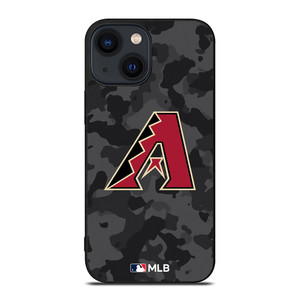 ARIZONA DIAMONDBACKS BASEBALL BLACK CAMO iPhone 14 Plus Case Cover