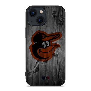 BALTIMORE ORIOLES BASEBALL MLB WOOD LOGO iPhone 14 Plus Case Cover