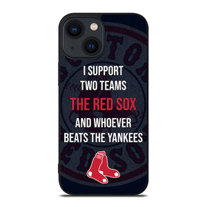 BOSTON RED SOX MLB BASEBALL BANTER FANS 2 iPhone 14 Plus Case Cover