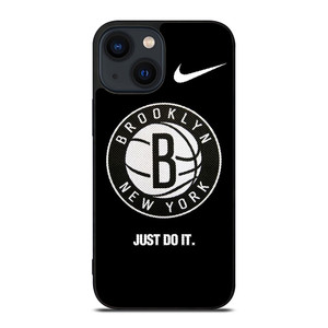 BROOKLYN NETS NBA BASKETBALL LOGO 3 iPhone 14 Plus Case Cover