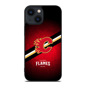 CALGARY FLAMES NHL HOCKEY iPhone 14 Plus Case Cover CALGARY FLAMES NHL HOCKEY iPhone 14 Plus Case Cover