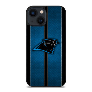 CAROLINA PANTHERS NFL METAL STRIPE iPhone 14 Plus Case Cover