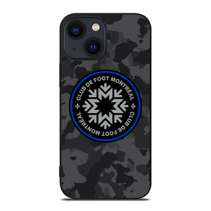 CF MONTREAL MLS BLACK CAMO iPhone 14 Plus Case Cover
