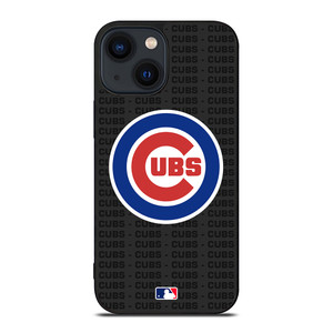 CHICAGO CUBS BASEBALL BLACK iPhone 14 Plus Case Cover CHICAGO CUBS BASEBALL BLACK iPhone 14 Plus Case Cover