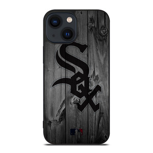 CHICAGO WHITE SOX BASEBALL MLB WOOD LOGO iPhone 14 Plus Case Cover