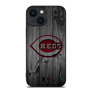 CINCINNATI REDS BASEBALL MLB WOOD LOGO iPhone 14 Plus Case Cover CINCINNATI REDS BASEBALL MLB WOOD LOGO iPhone 14 Plus Case Cover