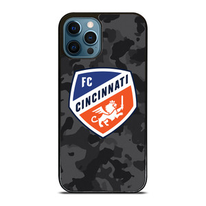 FC CINCINNATI MLS BLACK CAMO iPhone 12 Pro Max Case Cover